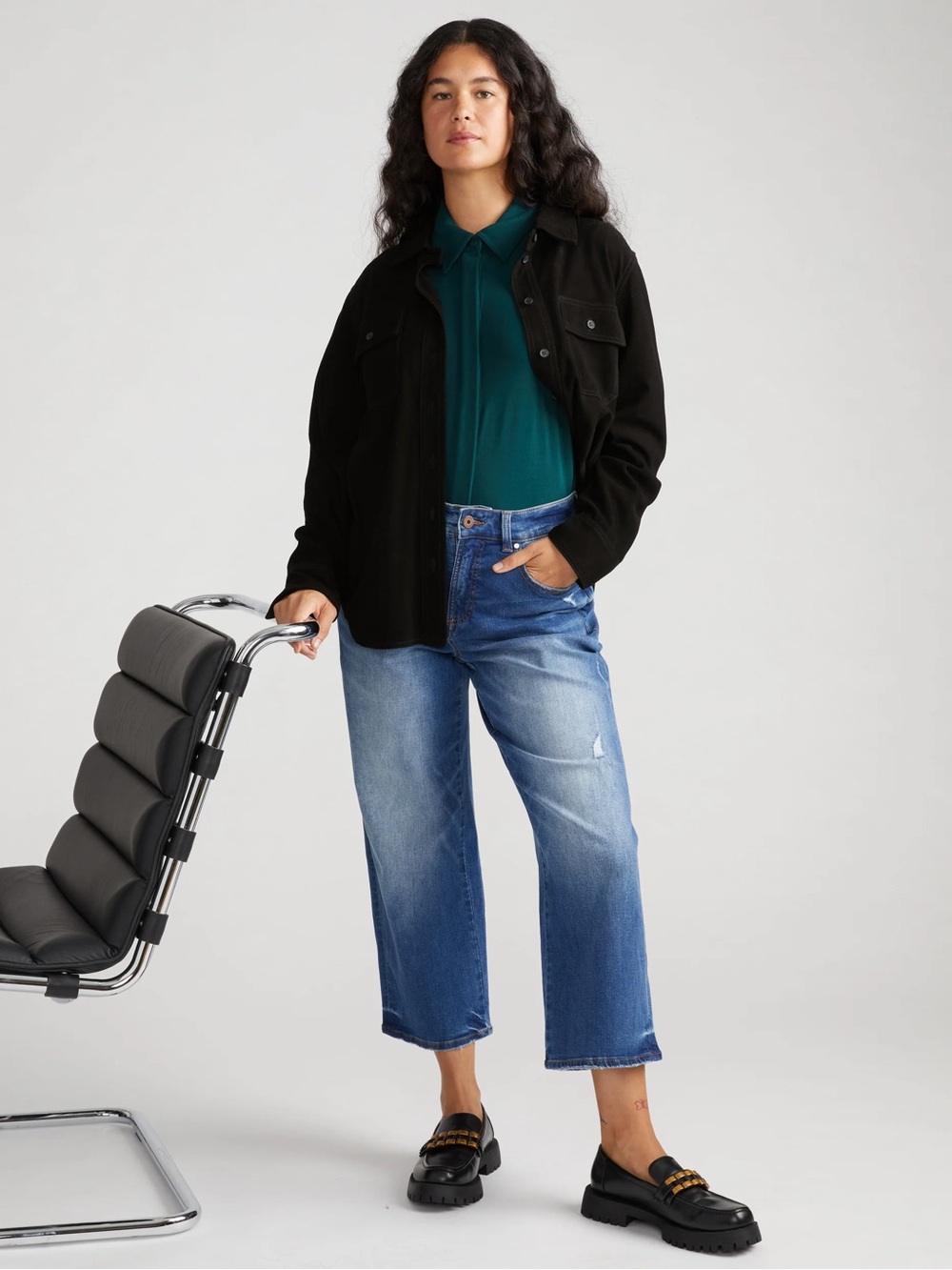 Universal Standard NWT Bae Boyfriend Crop Jean